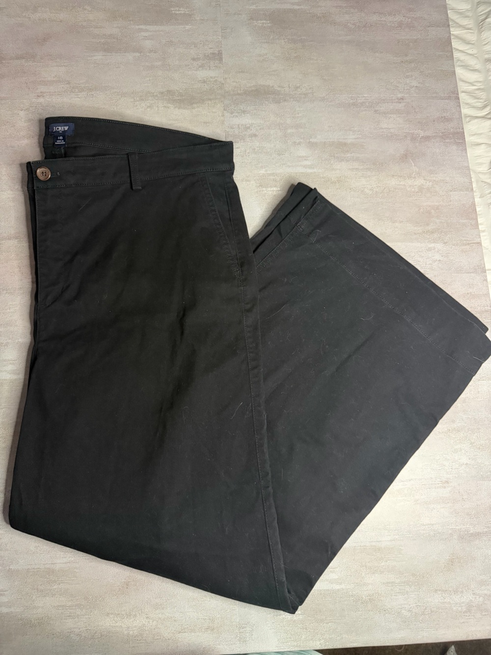 J. Crew Black Wide-Leg Flare Jeans